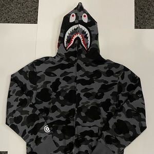 Black Bape Full Zip Hoddie